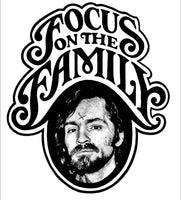Charles Manson Focus on The Family Enamel Pin
