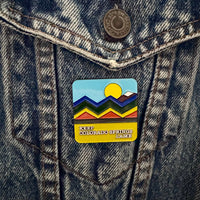 Keep Colorado Springs Lame "Campground" Leechpit Enamel Pin