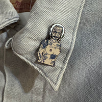 Charles Boobkowski Leechpit Enamel Pin